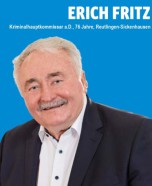 Erich Fritz Vertreter im Kreistag Reutlingen für Wahlkreis 1 Reutlingen